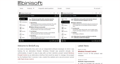 Desktop Screenshot of binisoft.org